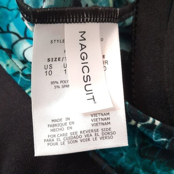 MAGICSUIT Aquarius Taylor Blue Tankini Swim Top - Picture 9 of 9